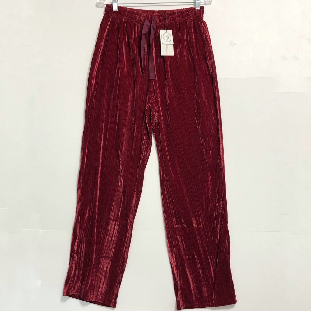 New Revolve Divine Heritage Velvet sweatpants Sz M